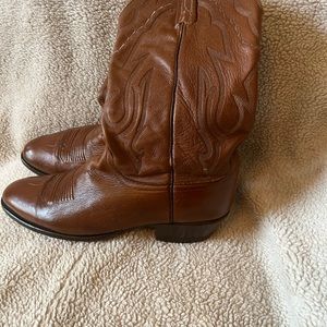 Men Lucchese 2000 Smooth Leather Boots